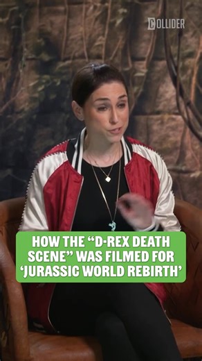 1.4K views | How the D-Rex death scene was filmed for Jurassic World Rebirth 練  #JurassicWorldRebirth | Collider.com | Facebook