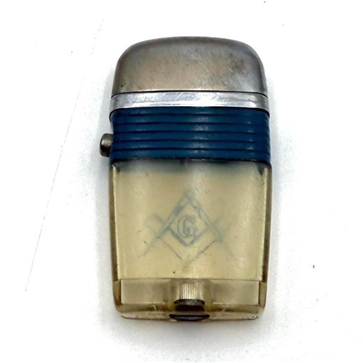 Vintage Scripto Vu Lighter Masonic Square Compass - Etsy