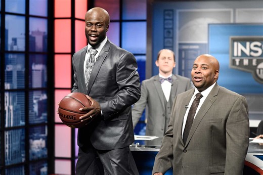 The Star of SNL's "Inside the NBA" Sketch Is Kevin Hart's Shaquille O'Neal Impression