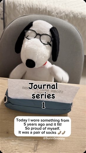 SunniSnoopy | Snoopy is writing journal before bed. Seems like he is proud of himself 😆 #journal #journaling #snoopy #typewriting #peanuts #snoopylover... | Instagram