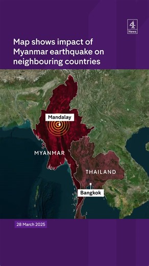 Mynamar earthquake maps 4.5