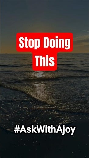 Overthinking is a HABIT, not YOU! 🛑 #Shorts #AskWithAjoy