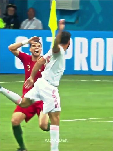 Portugal vs Spain Final ⚽ Diego Costa Against 5 Defenders 🔥 #portugal #spain #ronaldo