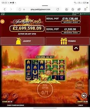 paddy power big bonus slot . not bad for 10p