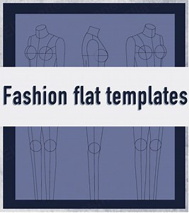 Fashion Flat Templates for Fashion Designer - Etsy Australia
