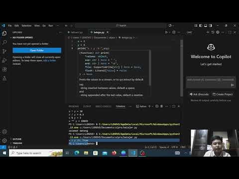 day one tugas penjelasan tentang operator python