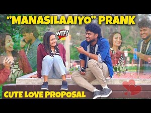 “Manasilaayo Prank” - Best Proposal Ever❤️Finally Prithivi Got Committed🥰 ‪@Nellai360‬
