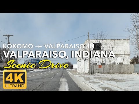 Relaxing Scenic Drive from Kokomo to Valparaiso, Indiana | From Factory Towns to Open Farmland