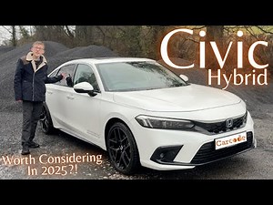 Honda Civic Hybrid Review 2025, I Put The Award-Winning Hybrid To The Test (UK)(4K) | Carcode