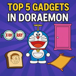 96K views · 4.4K reactions | Top 5 Gadget In Doraemon  Here are the Top 5 coolest gadgets from Doraemon that we all wish existed in real life! Disclaimer: This video is made for commentary & entertainment purposes under Fair Use. All clips are edited and transformed with voiceover and effects. Let me know in the comments — which gadget is your favorite? #DoraemonGadgets #Top5Gadgets #VoiceoverContent #CreativeEdit #CartoonRecap #JoyChakraborty | Joy Chakraborty | Facebook