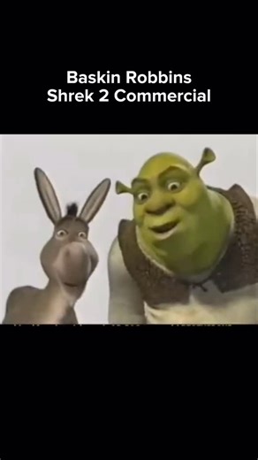 NostalgiaArchive on Instagram: "Baskin Robbins Shrek 2 Ears Commercial 2004 #shrek #baskinrobins #commercial #nostalgia"
