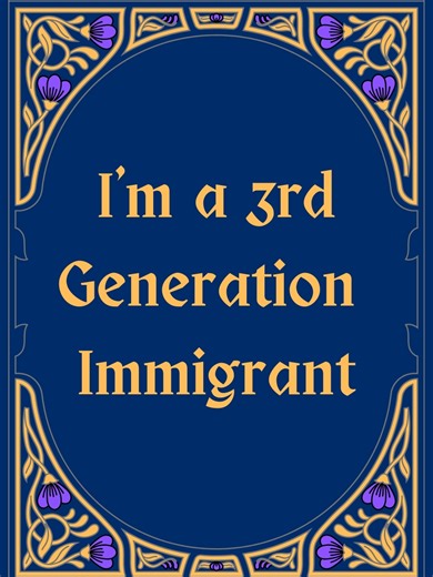It’s strange to me that so many 2nd and 3rd generation immigrants (such as our president) decry immigration, when it’s the only reason they’re able to be here at all. So much of this false outrage really ties back to the cowardice of racism, just by a different name. Christ calls us to do better. (also I realized after the video that I'm technically a 4th generation immigrant, it's my grandparents siblings who were born outside the US. Consider this my correction, since I don't really want to re