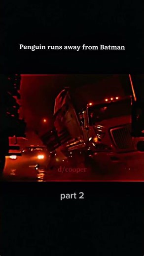 a Penguin runs away from Batman pt.2