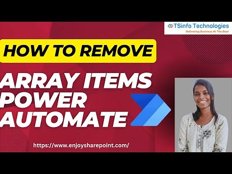 How to Remove Items from Array from Power Automate Flow | Remove Empty Item Array Power Automate