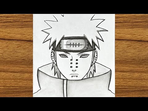 How to draw pain from Naruto || How to draw anime step by step || Easy drawing ideas step by step