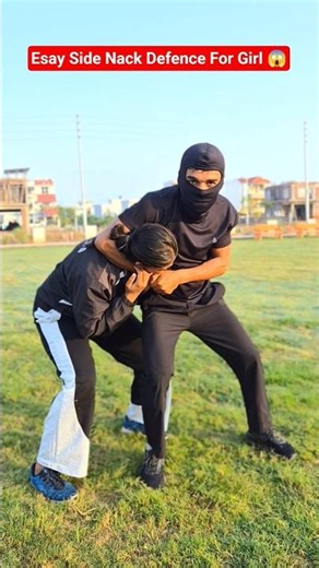 Esay Side Nack Defence For Girl 😱🥋🧕 #selfdefence #judo #viral #selfdefense #explore