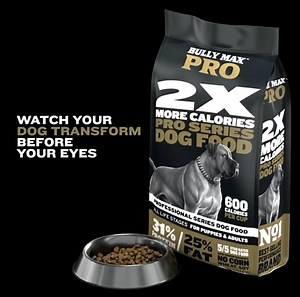666 reactions · 80 shares | Bully Max Pro Series is the world's highest calorie dog food.  ✔️ 600 calories per cup—MORE than any other dog food ✔️ Each bag lasts 2x LONGER than other dog foods ✔️ Meat-based formula packs on MUSCLE, mass, & healthy weight | Bully Max | Facebook