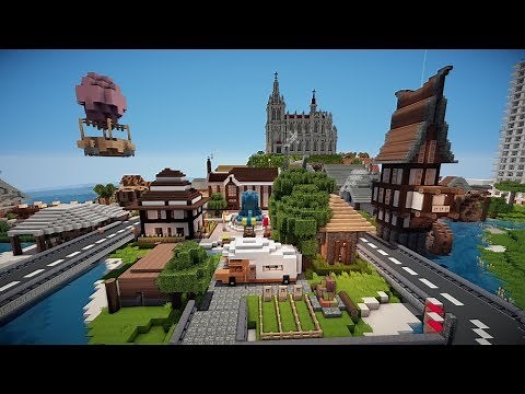 MINECRAFT City of Community - Spawn & Altstadt