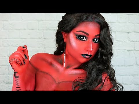 Sexy Demon Halloween Makeup Tutorial | Beautybyjosiek Cartoon Demon Makeup