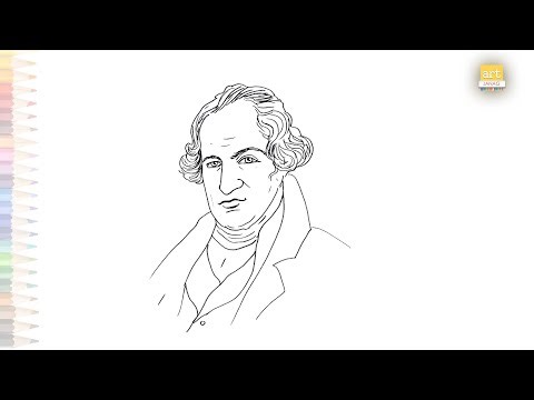 James Watt drawings | James Watt outline drawing | How to draw James Watt step by step #easyart