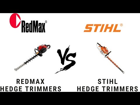 FY2020 Comparisons: RedMax NEW Hedge Trimmers vs. Stihl Hedge Trimmers