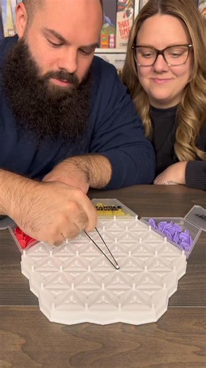 Christopher & Alyson | Games 4 Two on Instagram: "Come Play Triangle Takeover With Us! #boardgames #gamenight #couple #fun #relatablepartner"