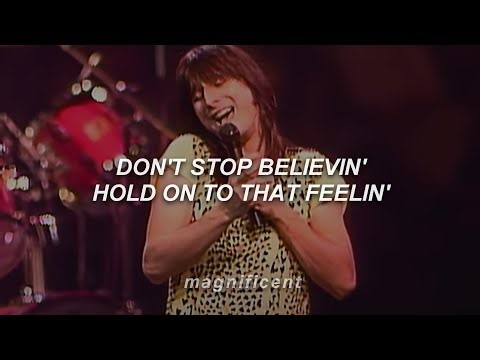 Journey - Don't Stop Believin' (Lyrics)