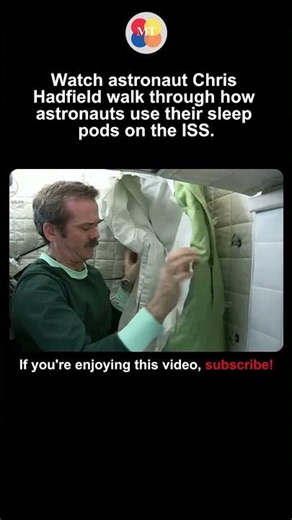 Chris Hadfield Shows His Sleep Pod in Space