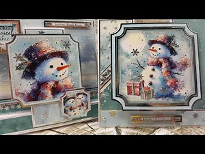 Cardmaking with Hunkydory's Christmas blockbuster - Let It Snow - A Jolly Snowman