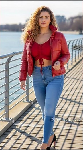 Red Puffer Jacket Styling Tricks Every Woman Should Know #Fashion #StyleGuide #Chic