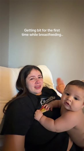 Why did this just make me imagine him as a toddler and doing mischievous things ?!?🥹 my pp mom brain really got her feelings hurt thinking he did this intentionally to hurt me😭 I honestly thought he bit through my skin it hurt so bad, I immediately unlatched him and he laughed :( lol…I think he was done and I let him stay too long to comfort nurse..not sure if comfort nursing needs to dwindle now 😭 #breastfeeding #ebf #breastfed #breastfeedingtok #firsttimemom