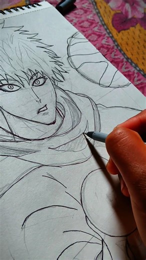 draw gojo satoru from jjk#shorts #anime #jujutsukaisen #art #drawing