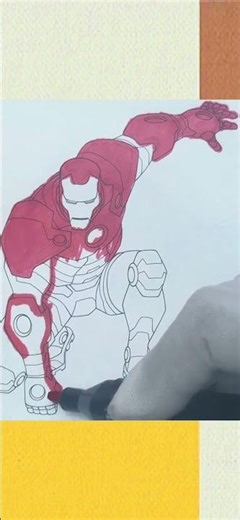 Iron Man Coloring Page 🎨 Marvel Avengers for Kids | Easy Art for Toddlers