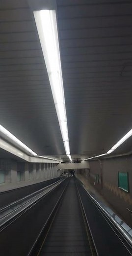 【動く歩道 ムービングウォーク】大阪メトロ四つ橋線・長堀鶴見緑地線 四つ橋駅→心斎橋駅 #鉄道 #大阪