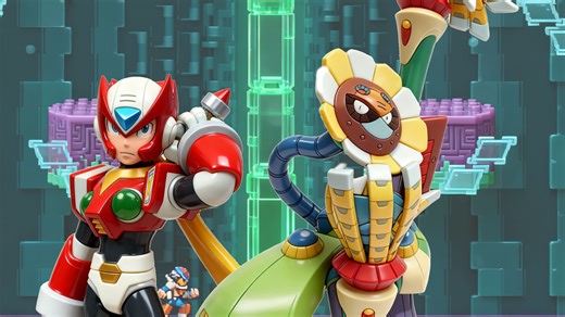 Zero试玩 4 光学向日葵 亲子协作挑战新 Boss 洛克人X8 16bit 重制版 2025-10-03 娃操 Zero 打赢，结果我俩忘拿 X装甲！复古党