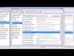 Financial Statements | Tutorial - Sage 50 Accounting