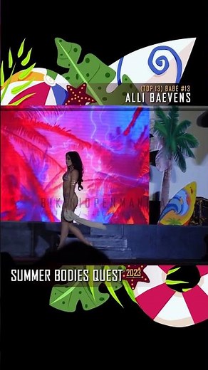 Alli Baeyens | Summer Bodies Quest 2023 Grand Finals, Top 13 Swimwear Round