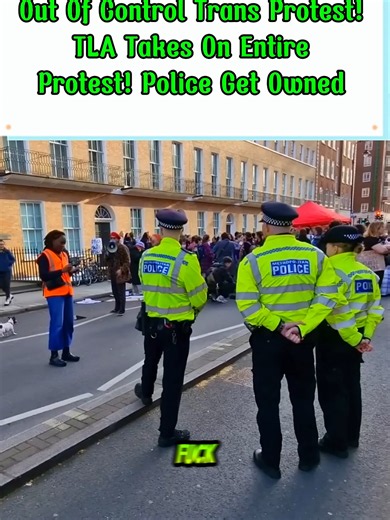 Out Of Control Trans Protest! TLA Takes On Entire Protest! Police Get Owned part.1