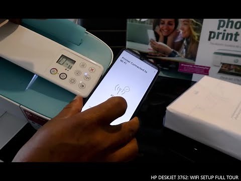 HP DESKJET 3762 : WIFI SETUP FULL TOUR