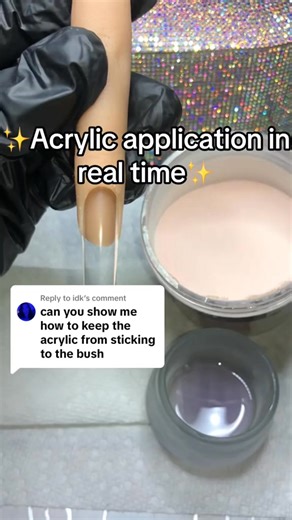 3.1K views · 48 reactions | Replying to Keeping your brush clean starts with application #beginnernailtech#nailtech#nailtips#acrylicapplication#tutorial#fyp#nailbaddie#acrylicbrush#acrylicbrushcleaning | nailedandplayed | Facebook
