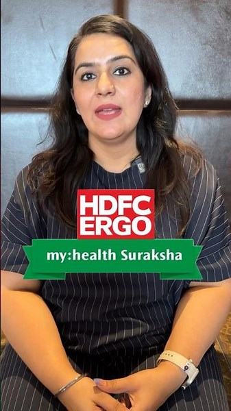 HDFC ERGO My: Health Suraksha Plan EXPLAINED ✅ #shorts