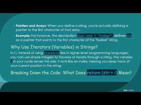 Understanding How to Add an Iterator to a String in C