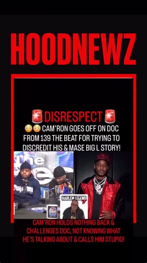 H O O D N E W Z C on Instagram: "Killa Goes OFF !!!!!!! 😳😳🎄 @mr_camron What Rally happened with Harlem Rapper Big L ???? 🤷🏾‍♂️"