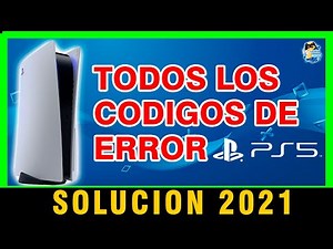 🎮 Los CÓDIGOS de ERROR más COMUNES de PS5 qué son y cómo SOLUCIONARLOS 👆 | SOLUCIÓN 2021