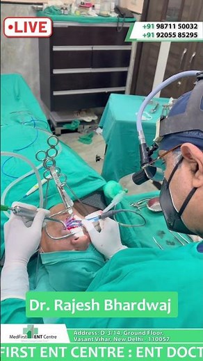 Tonsillectomy Removal Surgery (Live Video) |टॉन्सिल सर्जरी लाइव ऑपरेशन | Dr Rajesh Bhardwaj ENT