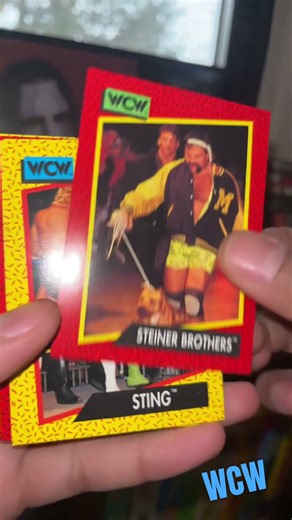 WCW Wrestling Cards! #WCW #WWF #WWE #TradingCards