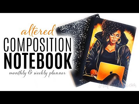 How To Alter A Composition Notebook EASY DIY Planner
