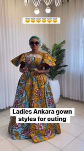 Ladies Ankara gown with perfect styling… new styles | Afrocloth