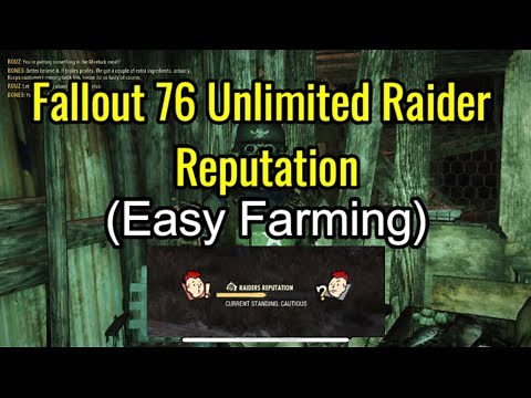 Fallout 76 Unlimited Raider Reputation (Easy Farming)