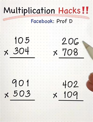 324K views · 4.2K reactions | Math Made EASY: Fast Tricks That Actually Work! | Prof D | Facebook